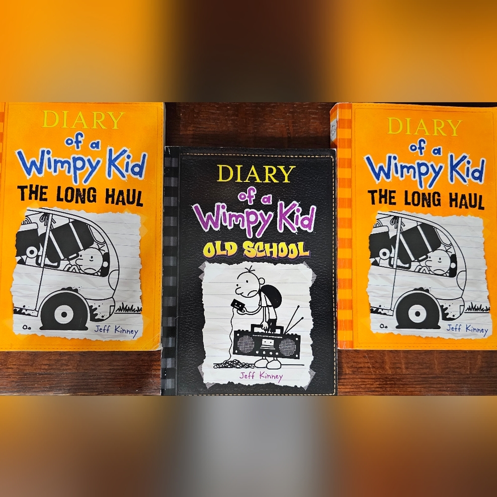 BUNDLE "DIARY OF A WIMPY KID" (3 for $9)